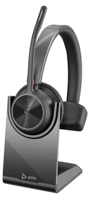 Produktbild von HP Poly Voyager 4310 USB-A Headset +BT700 Dongle, für Microsoft Teams , Kabellos, Büro/Callcenter, 122 g, Kopfhörer, Schwarz