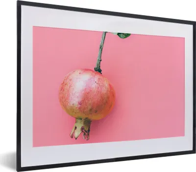 Produktbild von MuchoWow® Gerahmtes Poster Pflanzen - Sommer - Rosa 40x30 cm - Poster mit Schwarzem Bilderrahmen Wandposter Rahmen Foto Bilder - Bilderrahmen - Poster im Rahmen