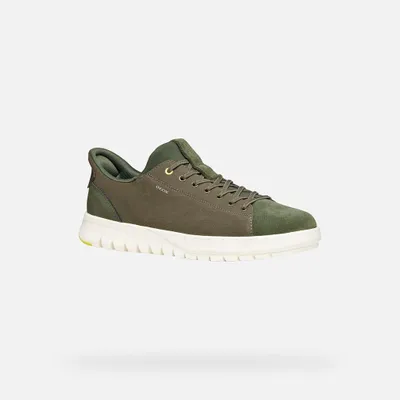 Produktbild von Dunkel Grün Herren Sneaker Geox Flextride Plus Fast in