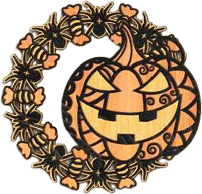 Produktbild von Halloween-Türschild, Skelett, Geist, Katze, Kürbis, Willkommensschild aus Holz, gruselige Wandaufhänger-Dekoration für die Veranda