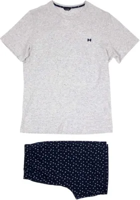 Produktbild von HOM Herren Homewear Sleepwear Schlafanzug Colibri Kurz Navy