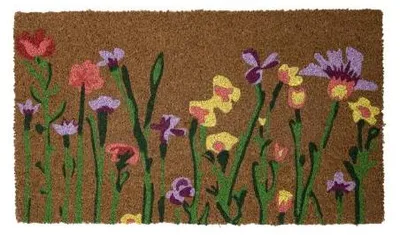 Immagine prodotto di Zerbino Fleury con papaveri Mars & More 75x50x2 cm in fibra di cocco gommata