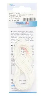 Obrázek produktu pro Knot na svíčky GLOREX velikost 03, 3 m
