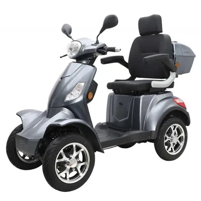 Produktbild von Vita Care 4000 Li Grau Elektroroller, 4-rädriger Roller für Senioren mit 1000-W-Motor, Akku 60V/20Ah bis zu 50 km, Geschwindigkeit 25 km/h OhneDach