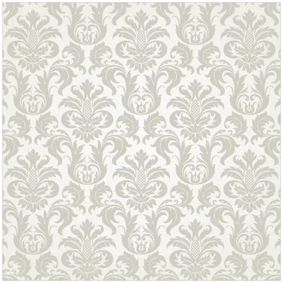 Produktbild von Wallario Magnet für Kühlschrank / Geschirrspüler, magnetisch haftende Folie - 60 x 60 cm, Motiv: Königliche Schnörkelei in weiß und beige