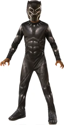 Produktbild von Black Panther-Kinderkostüm für Jungen schwarz