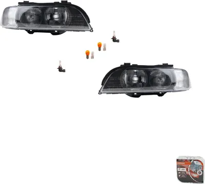 Produktbild von Scheinwerfer + Osram Night Breaker Laser passend für BMW 5er E39 11/95-08/00 L R 63128375299 8375299 63128375300 8375300 Johns