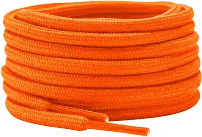 Runde Schnürsenkel in Orange Neon - 100cm