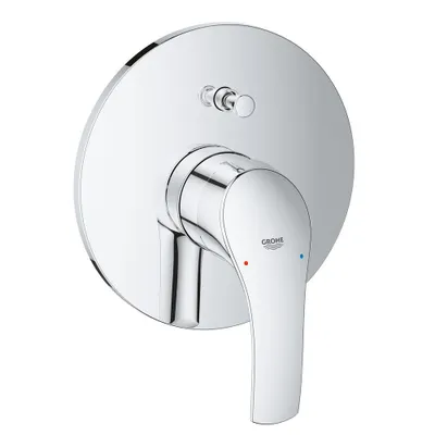 Produktbild von Grohe Einhand-Wannenbatterie EUROSMART Fertigmontageset für 35501 chrom 19450002