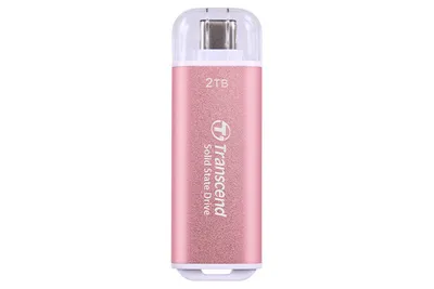Obrázok produktu pre Transcend TS2TESD300P 2TB USB External SSD ESD300P USB 10Gbps Type C Pink