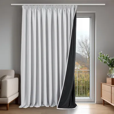 Immagine prodotto di Pannello oscurante per tende con passacorda a pieghe, 300 x 220 cm, bianco