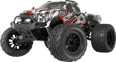 Immagine prodotto di Reely New2 Super Combo Brushless 1:10 RC modello di auto elettrica monster truck a trazione integrale (4WD) 100% RtR 2,4 GHz incl. batteria