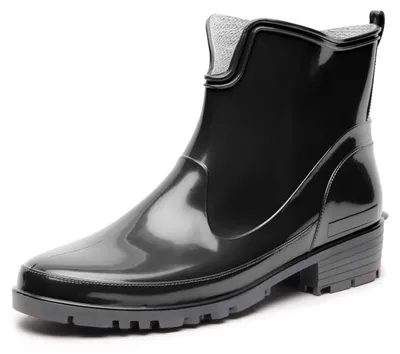 Produktbild von Ladeheid Damen Kurze Gummistiefel LA-930 (Schwarz2, 40)