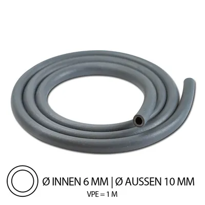 Immagine prodotto di Tubo benzina | neoprene | IØ= 6mm x AØ=11mm