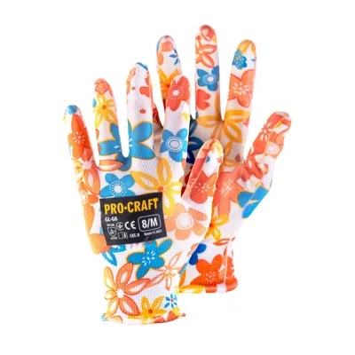 Imagen del producto de Guantes de jardinería de nitrilo, talla M, marca Procraft, modelo GL-G8