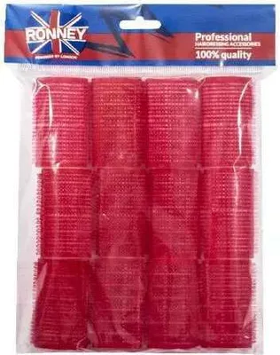 Produktbild von RONNEY Professional Lockenwickler - Velcro Rollers - 005 - rot