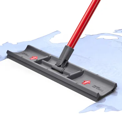 Image de Balai-serpillière 2 en 1 pour sols en béton et mop en microfibre