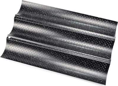 Immagine prodotto di Vassoio per 3 baguette in nero-grigio - 3 scomparti