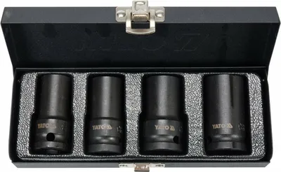 Obrázek produktu pro Yato YT-06030, Odstraňovač šroubů, Uhlíková ocel, Černá, 1,27 cm, 17, 18.5, 21.5, 26 mm, Černá