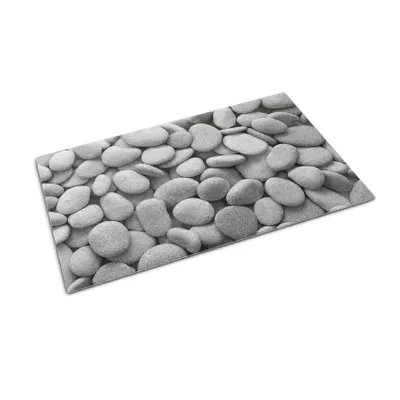 Produktbild von Fußmatte für die Tür – Unterlage zur Aufnahme von Schmutz – Rutschfeste Fußmatte für Innen- und Außenbereich – 150 x 100 cm – Design: Kieselstrand