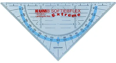 Image de KUM® 225.07.19 Triangle géométrique sans poignée KUM SOFTIE®FLEX 160 mm