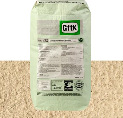 Zdjęcie produktu dla vdw 400 plus cementowa zaprawa fugowa 25kg beż piaskowy
