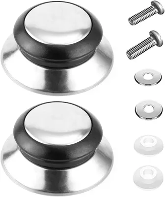 Produktbild von 2 Stš¹ck Deckelgriff,Griff fš¹r Pfannendeckel,Universal Ersatzgriff fš¹r Topfdeckel Deckelknopf,Ersatzgriff fš¹r Deckel fš¹r Wasserkocher, Pfannen und andere Kš¹chenutensilien