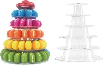 Zdjęcie produktu dla Okrągły stojak na makaroniki - Cakesicq