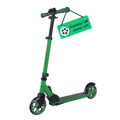 Produktbild von HUDORA Scooter Up 145 Junior - pine/grass - Hochwertiger & sicherer Kinder Roller ab 3 Jahre - City Roller mit 145 mm Rollen - bis 60 kg