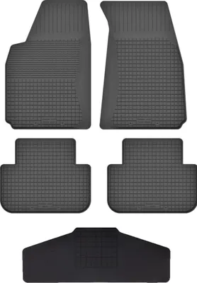 Produktbild von Gummi Fußmatten Set Für: Saab 900 I (1978-1993) Gummimatten Schwarz