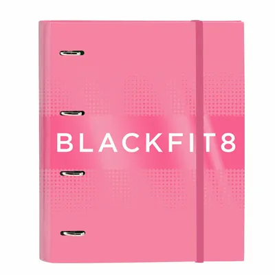 Image de Classeur à anneaux BlackFit8 Glow up A4 rose (27 x 32 x 3.5 cm)