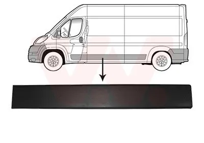 Produktbild von VAN WEZEL Zierleiste für die Tür Links Leiste für FIAT Ducato Kastenwagen (250, 290) 0982407