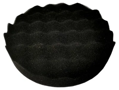 Produktbild von Polierschwamm schwarz gewaffelt Ø 150 mm
