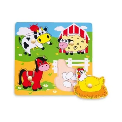 Produktbild von Holzpuzzle - Haustiere