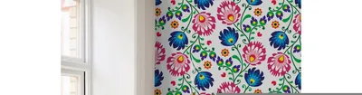Produktbild von Coloray Fototapete 152x104 cm Latextapete Magicstick - Folk polnisch