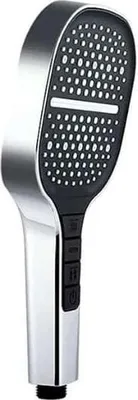 Produktbild von Universal Hochdruck Duschkopf, Duschbrause aus Hochwertigem ABS mit 3 Wasserdüsen, Silber - MEGASHOWER
