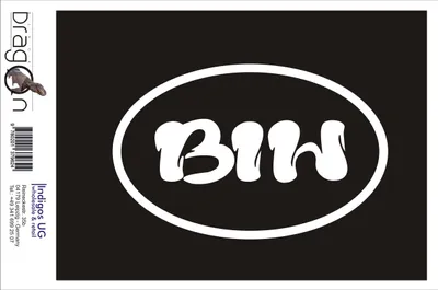 Produktbild von Aufkleber / Autoaufkleber - JDM / Die cut / Auto / OEM - Bosnien Herzegowina - 110X70 mm gold - Heckscheibe / Heckscheibenaufkleber