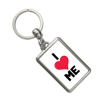 Produktbild von I love me Herz Schlüsselanhänger für Selbstverliebte