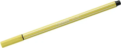 Produktbild von STABILO Pen 68, 1 Farben, Gelb, Rundspitze, 1 mm, Gelb, Hexagonal