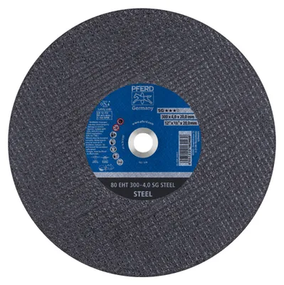 Produktbild von PFERD Cut-off wheels for petrol cutters SG STEEL, 30 cm, 20 Stück(e)