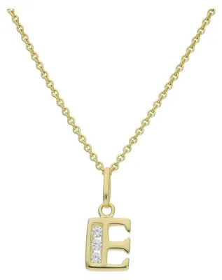 Produktbild von JuwelmaLux Anhänger 333 Gold Buchstabe "E" mit Zirkonia JL16-02-0015