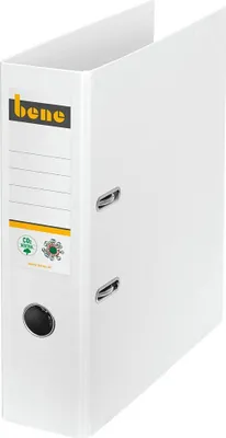 Immagine prodotto di bene 301400 WS bene No.1 Ordner weiß Karton 8,0 cm DIN A4