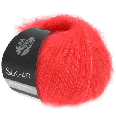 Produktbild von Lana Grossa Silkhair 147 Erdbeerrot 25g