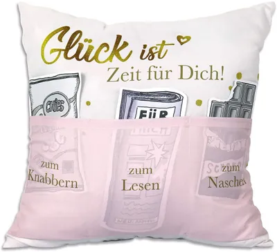 Produktbild von Sofahelden Kissen Glück ist Zeit