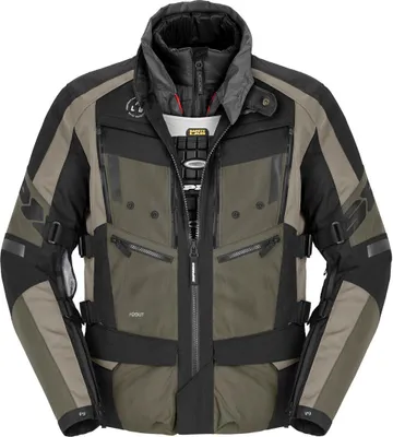 Produktbild von Spidi 4 Season Evo H2Out Motorrad Textiljacke, schwarz/oliv, L
