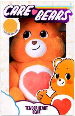 Immagine prodotto di Care Bears Orsacchiotto Tenderheart da 14 pollici - Orsacchiotto di peluche