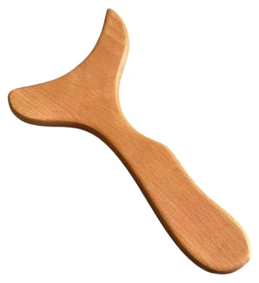 Produktbild von Holz-Massagegerät für Kopfhaut und Körper – Tragbares Entspannungsinstrument