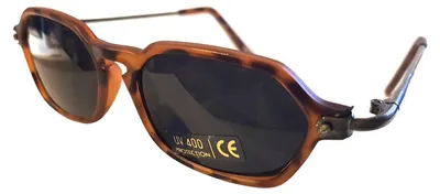 Braune Designer Damen-Sonnenbrille mit grünen Gläsern