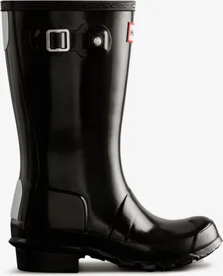 Produktbild von Hunter Original Gloss Stiefel in Schwarz für Kinder – Größe 3 UK – 36 EU – 5F/4M US / Schwarz