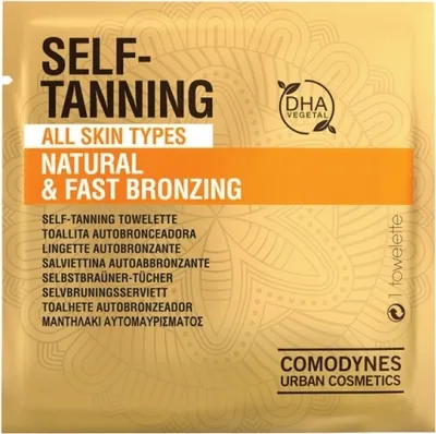 Produktbild von Selbstbräunende Erfrischungstücher Natural & Fast Bronzing Comodynes (8 uds)
